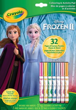 CRAYOLA - BLOC À COLORIER REINE DES NEIGES 2